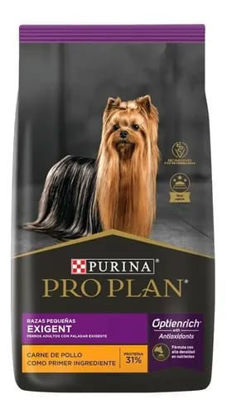 Imagen de ALIMENTO BALANCEADO  PERROS PRO PLAN EXIGENT PERRO RAZA PEQUEÑA X 1 KG