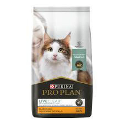 Imagen de ALIMENTO BALANCEADO GATO PRO PLAN GATO ADULTO LIVE CLEAR X 3 KG