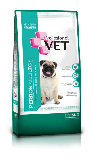 Imagen de ALIMENTO BALANCEADO  PERROS PROF VET ADUL M / P X 15 KG