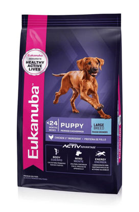 Imagen de ALIMENTO BALANCEADO PERROS EUKANUBA PUPPY LARGE BREED x 15 KG
