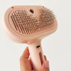 Imagen de ACCESORIOS PARA MASCOTAS - C/VYCBSER CEPILLO CON VAPOR Y CARDINA BEEPAW STROK-E ROSA