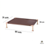 Imagen de ACCESORIOS PARA MASCOTAS - CAMPP91X71*X18CM CAMA ALTURA MALLADA PARA PERROS 91*71*18CM