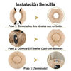 Imagen de ACCESORIOS PARA GATO - CTT/P85X85X26CMB CUCHA TUNEL TERCIOPELO CON PELOTA 85X85X26CM BEIGE