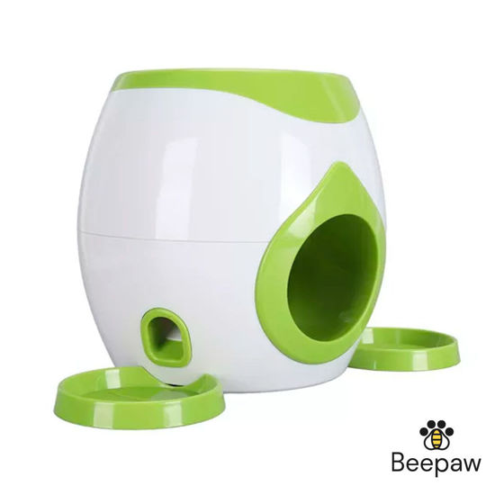 Imagen de ACCESORIOS PARA MASCOTAS -  JUGUETE INTERACTIVO LANZA PELOTAS VERDE
