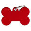 Imagen de ACCESORIOS PARA MASCOTAS - MFX02 MEDALLA HUESO  XL ROJA