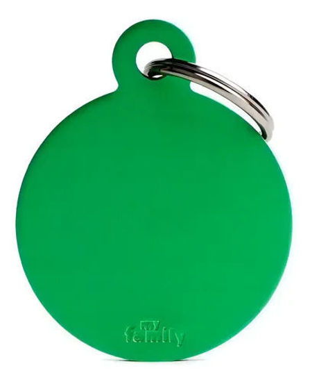 Imagen de ACCESORIOS PARA MASCOTAS - MFB39 MEDALLA REDONDEL S VERDE