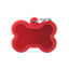 Imagen de ACCESORIOS PARA MASCOTAS - HTA01RED MEDALLA HUESO ROJA CON BORDES DE GOMA